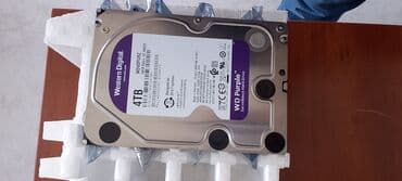 Оперативная память (RAM): Накопитель, Б/у, Western Digital (WD), HDD, 4 ТБ, Для ПК — 5