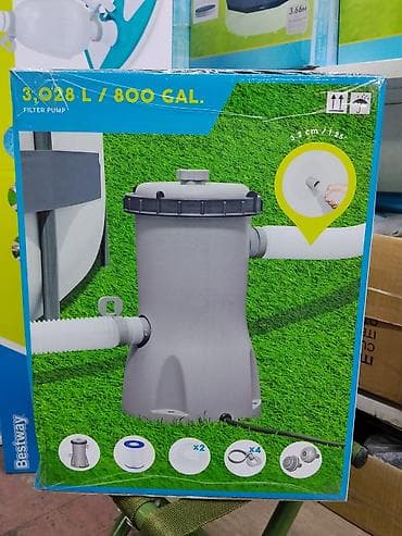 фильтр для басейна: Фильтровальный насос Bestway 3,028 L / 800 GAL - Тип: картриджный — 3