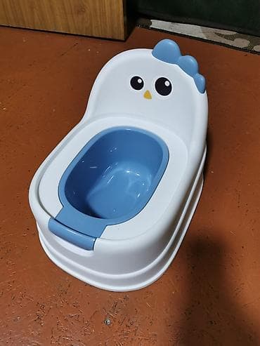 детский дорожный горшок: Детский горшок со спинкой и крышкой, в виде забавного персонажа — 2