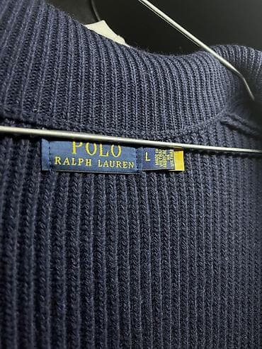 navy: Кардиган на молнии Polo Ralph Lauren, мужской. - Цвет: темно‑синий — 5