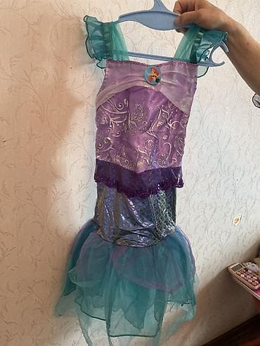 мма шорта: Детское платье, цвет - Фиолетовый, Б/у — 6