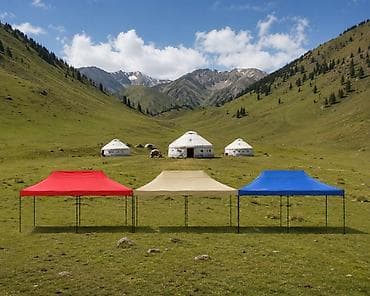 шатер тент: Разборная шатровая палатка (раскладной тент) большого формата - Тип — 1