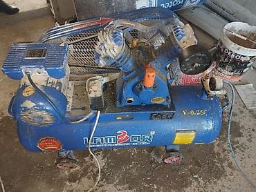 Компрессоры: Компрессор Для покраски, Электрический, Поршневой, Б/у — 3