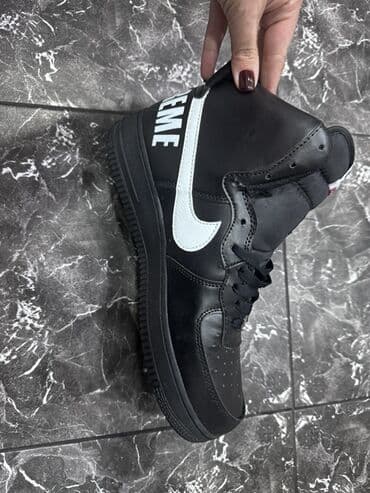 Женская обувь: Мужские кроссовки, 45, Supreme, Новый, цвет - Черный, Самовывоз — 1