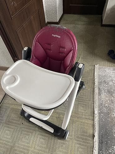 вишневый: Детский стульчик для кормления Peg-Perego - Модель типа “высокий — 3