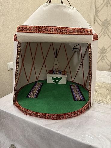 Коробки: Миниатюрная юрта – декоративный макет с национальными элементами — 1