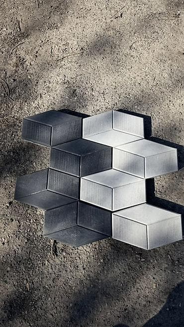 половая плитка: Тротуарная плитка комплектом (набор модулей) - Формат модульной — 3