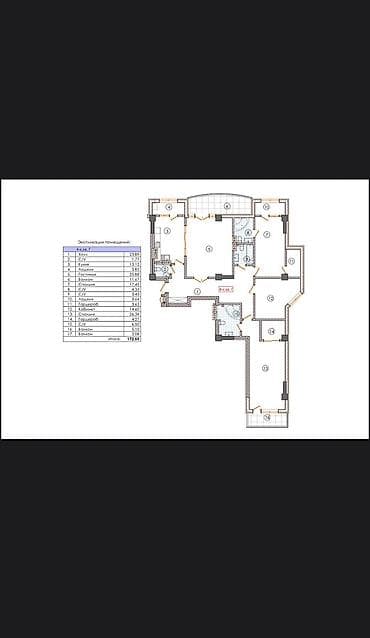 Батир сатып алам: 4 бөлмө, 155 м², Элитка, Даяр ПСО (өзү оңдоп түзөтүп бүтүү үчүн) — 10