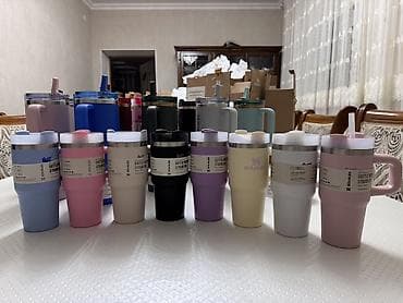 одноразовые стакан: Термокружка Stanley😍😍😍 В НАЛИЧИИ все цвета, самый большой выбор Объем — 5