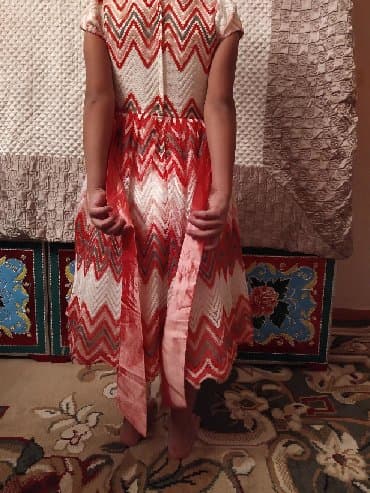 платье дордой: Детское платье, цвет - Белый, Новый — 1