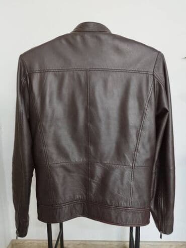 Атайын кийим: Продаю б/у Кожаную куртку (Италия) оригинал покупал в Москве магазин — 1