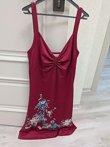 s: Повседневное платье, Лето, Короткая модель, Хлопок, Бохо, S — 7