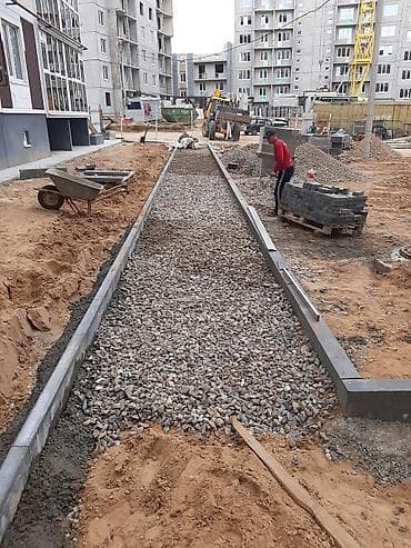установка солнечных панелей: Благоустройство и мощение: укладка тротуарной плитки, бордюров и — 5