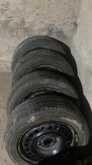 Колеса в сборе R 15, Лето, Комплект, Легковые, Железные