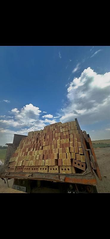 кирпич кызыл: Пустотелый, дырчатый, Жженый кирпич, Полублок, 250×120×90 — 7