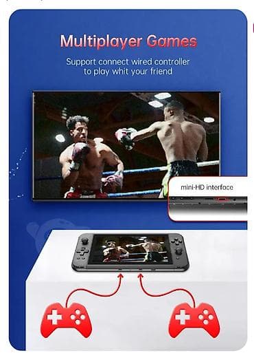 Видеоигры и приставки: Игровая портативная приставка (консоль) X70 64Gb с 7-дюймовым экраном — 3