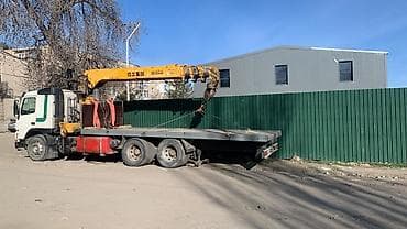 Услуги манипулятора (кран-борта) - Бортовой грузовик Volvo с at lalafo.kg Услуги манипулятора (кран-борта) - Бортовой грузовик Volvo с