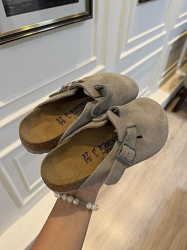 брюки клещ: Birkenstock Boston, размер 37 (240). - Материал верха: натуральная — 2
