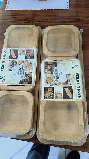 Бамбуковые подносы/тарелки Food Tray Sandie - Материал: натуральный