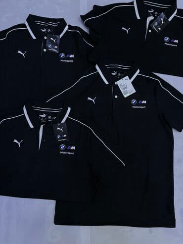 Футболки: Мужская футболка, M, Puma, Новый, цвет - Черный, Самовывоз — 1