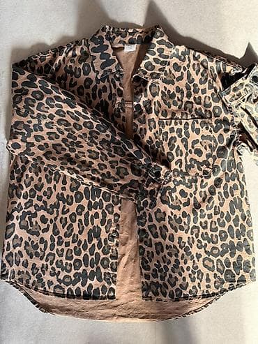 leopard 7: Рубашка/легкая куртка с леопардовым принтом - Бренд: BELLE COSE - — 1