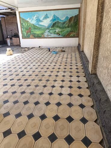 брусчатка бишкек дом брусчатки'' тротуарная плитка бордюры бишкек: Бордюр, Гарантия, Бесплатная доставка, Бесплатный выезд — 17