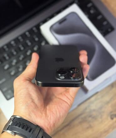 ноутбук эпл цена бишкек: IPhone 15 Pro, Б/у, 256 ГБ, Black Titanium, Кабель, 87 % — 3