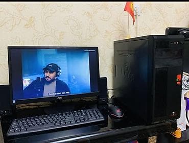 Настольный компьютер в корпусе Jump с монитором и периферией. Состав