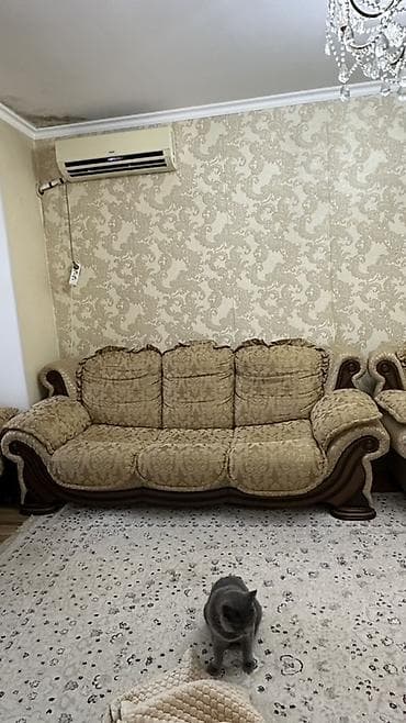 мебель королевский: Комплект мягкой мебели, Б/у, Самовывоз, цвет - Золотой — 7