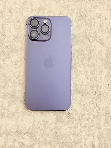 iphone x max: IPhone 14 Pro Max, Б/у, 256 ГБ, Deep Purple, Защитное стекло, Коробка, Чехол, 79 % — 2