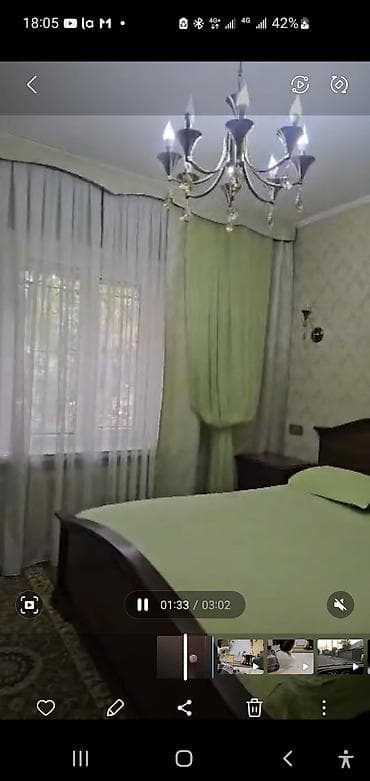 flat in osh: 2 комнаты, Собственник, Без подселения, С мебелью частично — 5