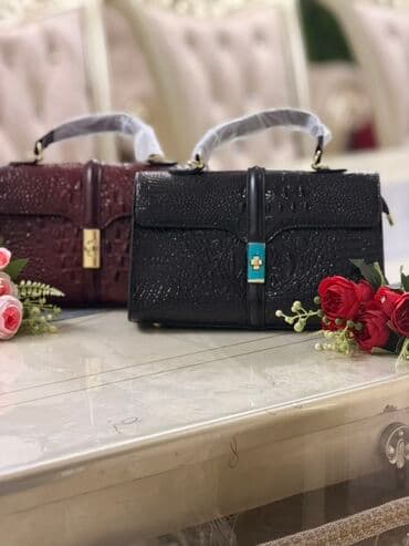 Классическая сумка, Материал: Экокожа, Жёсткая конструкция, Женские