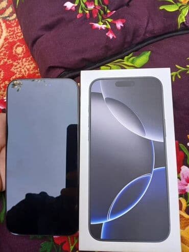 самсунг бишкек телефон: IPhone 16 Pro Max, 256 ГБ, Black Titanium, Куту — 3