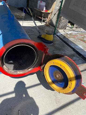 Промышленная центрифуга (вертикально-горизонтальный барабанный отжим) — 2