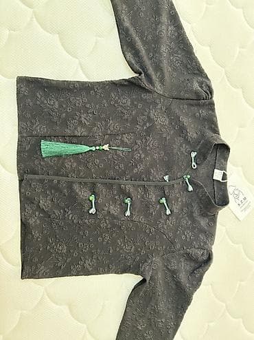 продаю куртка: Женская жаккардовая кофта/жакет в восточном стиле - Цвет: чёрный ( на — 3