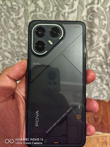 redmi note 5 64gb: Tecno Pova 7 Ultra, Б/у, 256 ГБ, цвет - Черный, 2 SIM — 1