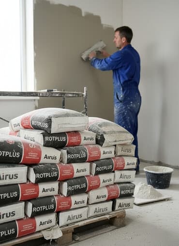 каменная соль: Универсальная гипсовая штукатурная смесь от Airus, известная как — 1