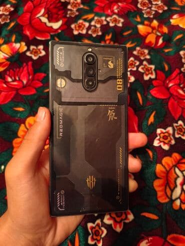 ноутбук 1650: ZTE Nubia Red Magic 8 Pro-plus, Б/у, 256 ГБ, цвет - Черный, 2 SIM — 2