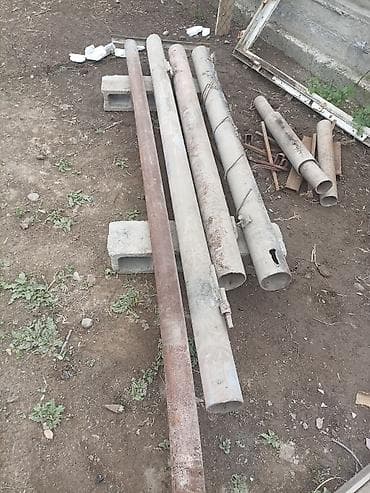 мусорный урна: Стальные трубы, разные длины и диаметры. Описание: - Материал: сталь — 1