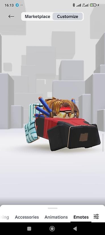 Аватар и предметы для Roblox (раздел Customize/Marketplace) Состав