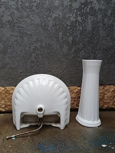 смесители бу: Раковина для ванной, Особенности: Глянцевое, Овальная форма, Материал: Керамика — 7