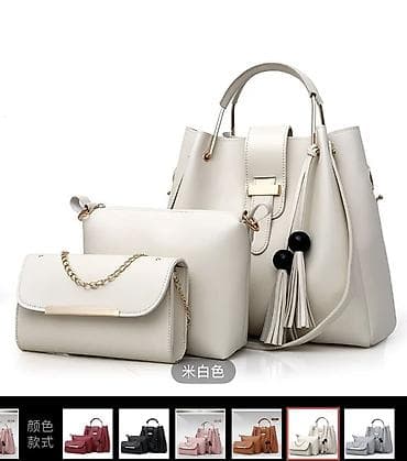 рюкзак портфель: Набор женских сумок + органайзер с ящиками Комплект аксессуаров в — 7