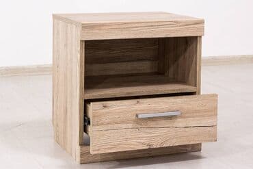офисные мебели: Тумба прикроватная 1Я (Oskar 1S), коллекции Оскар, Дуб Санремо, Анрэкс — 2