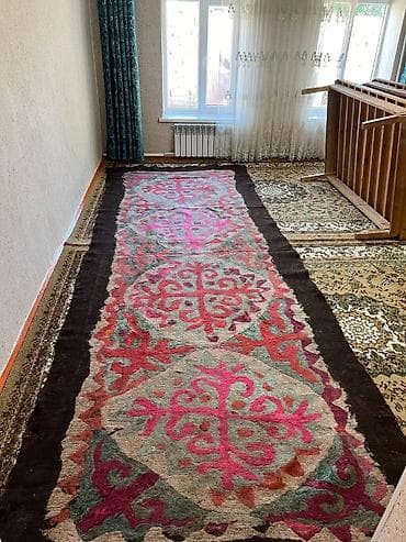 Шырдаки: Традиционные войлочные ковры «тюким»/«шырдак» ручной работы. - — 7