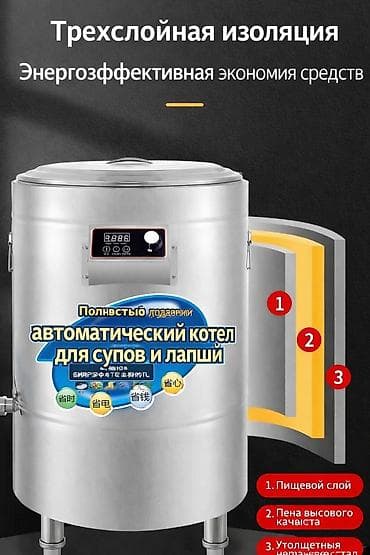 Компрессоры: 🔥 ПРОФЕССИОНАЛЬНЫЙ АВТОМАТИЧЕСКИЙ КОТЁЛ для супа, лапши, бульона и — 9