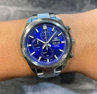 Edifice модель : efr-574d-2a ___ функции : дата, секундомер, 24