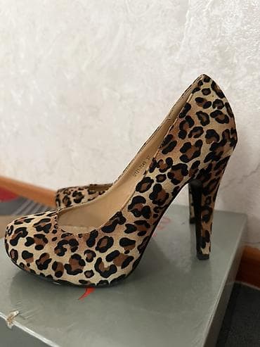 леопарда: Туфли-лодочки Ussaro с леопардовым принтом - Модель: классические — 2