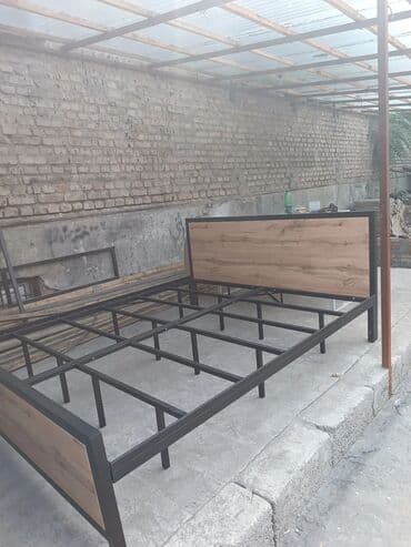 кровать железные: Металлдан жасалган кровать лофт стилинде 500 kg которот, аябай бекем — 4