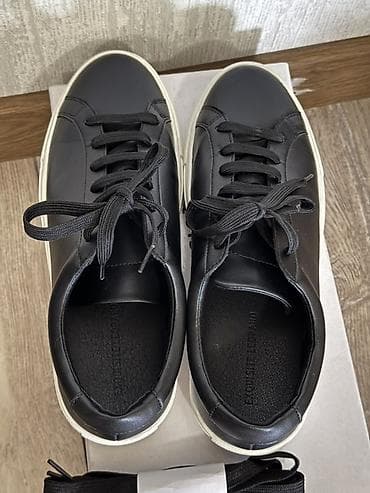 Личные вещи: Мужские кеды Exquisite Leopard Классический дизайн: черный верх и — 3