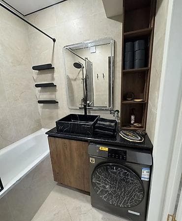 Квартиры: 2 комнаты, 76 м², Элитка, 13 этаж, Дизайнерский ремонт — 4